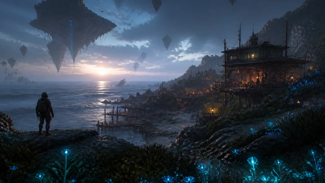 Once Human guide art — coastal starts and scenario calendar on Windows PC